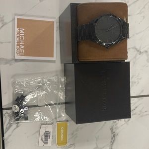 Michael Kors black ceramic watch